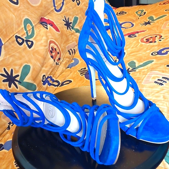 Missguided strapped sandal high heels size US 8 / 39 EUR - Picture 4 of 4